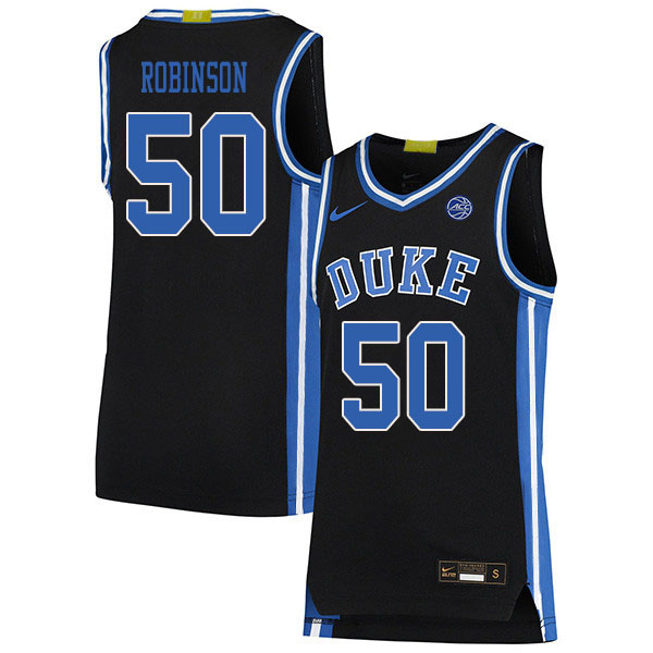 Duke Blue Devils #50 Justin Robinson College Basketball Jerseys Sale-Black